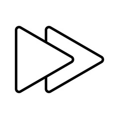 line and black arrow icon on white background. flat style. arrow icon for your web site design, logo, app, UI. arrows indicate direction symbols.