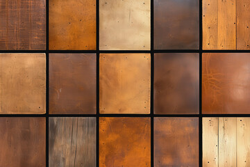 Vibrant wall displaying a mosaic of different colors creating an eye-catching background for artistic and creative projects