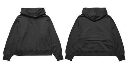 Realistic mockup of a casual hoodie with smooth details. Isolated transparent background makes it easy to integrate into any design layout or promotional media.