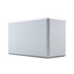 Fototapeta premium White Rectangular Block Clean, Minimalist 3D