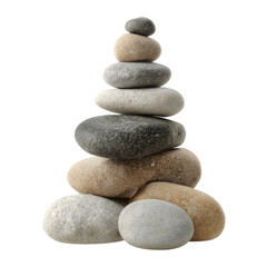 Balanced Stack of Smooth Stones, Zen Garden