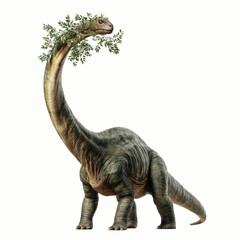 Obraz premium Sauroposeidon with a Crown of Leaves -