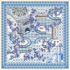 Abstract gate pattern mosque