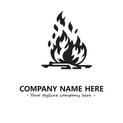 Fire Logo Company Design Illustration Vector Graphic Image