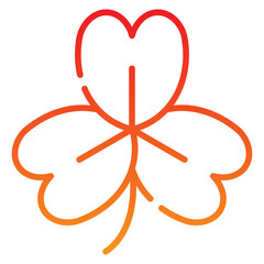 Clover Gradient Icon
