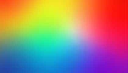 Obraz premium a gradient background transitioning through red, orange, yellow, green, blue, violet (full rainbow spectrum) with a smooth and visually appealing blend.