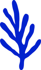 Blue Coral, a marine life concept.