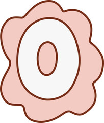 Number zero, concept of mathematical figure.