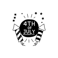 United States Independence Day Background. Fourth of July.