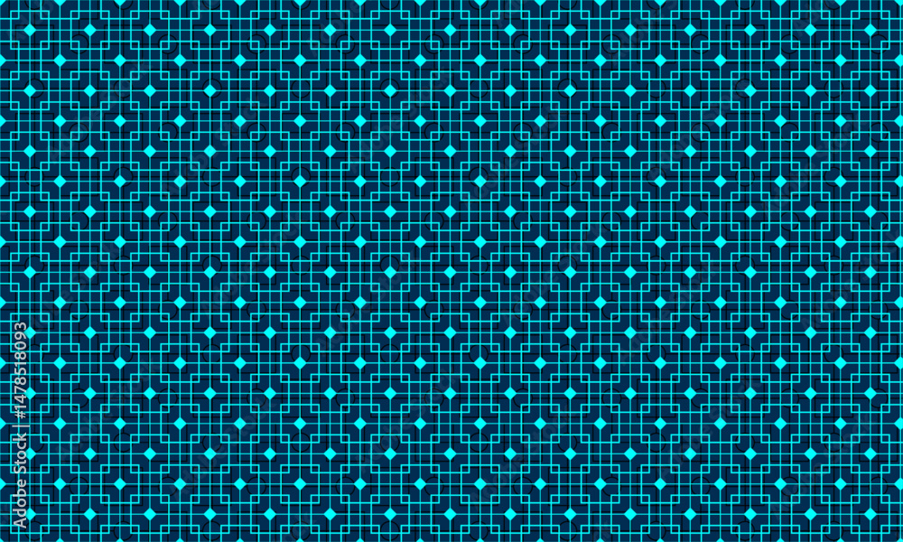 Poster creative pattern background with neon glow | seamless pattern with geometric line for texture, texti