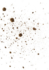 Brown Mud Spattering