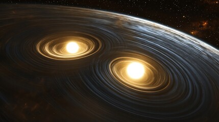 A white dwarf star in a binary system