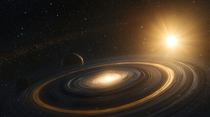 A white dwarf star in a binary system