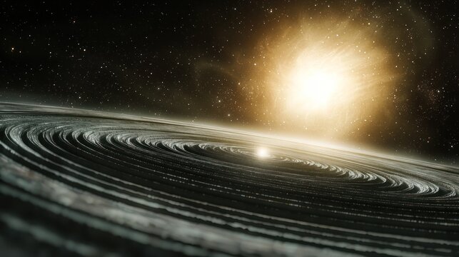 A white dwarf star in a binary system