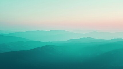 Obraz premium Peaceful Wide Desert With Soft Pastel Sky Above Glowing Dunes Tranquil Ambient Morning Light and Shadows