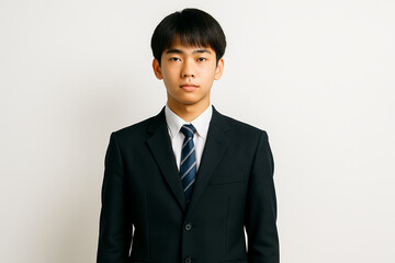 Focused School Portrait &ndash; People in Everyday Moments on White Background