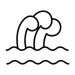 High Sea Wave for Surf Adventure