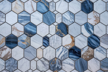 Elegant Marbled Tiles