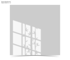 VECTOR ILLUSTRATION OF AESTHETIC SHADOW OVERLAY WITH EARTHY TONES AND CALM COLOR ATMOSPHERE ON SQUARE BACKGROUND 33