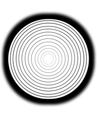 vector illustration of a red and white circles