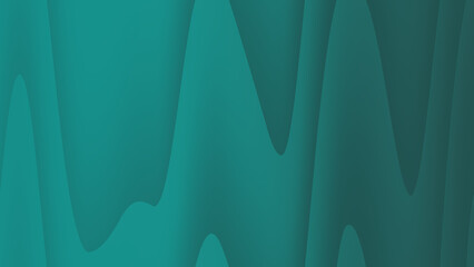 Teal wavy abstract background with gradient for design projects. Suitable for modern posters, websites, banners, and digital art creations.