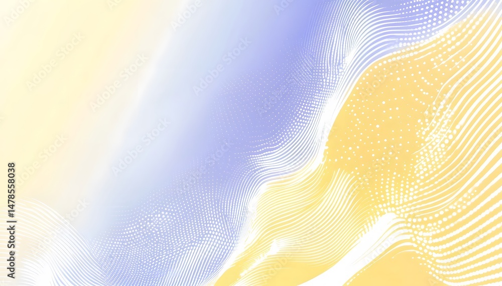 Poster abstract digital art featuring soft color gradients.