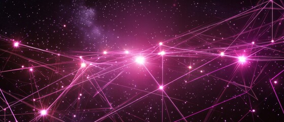 Obraz premium Cosmic Network