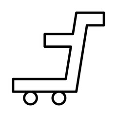 Heavy Luggage Trolley for Train Station