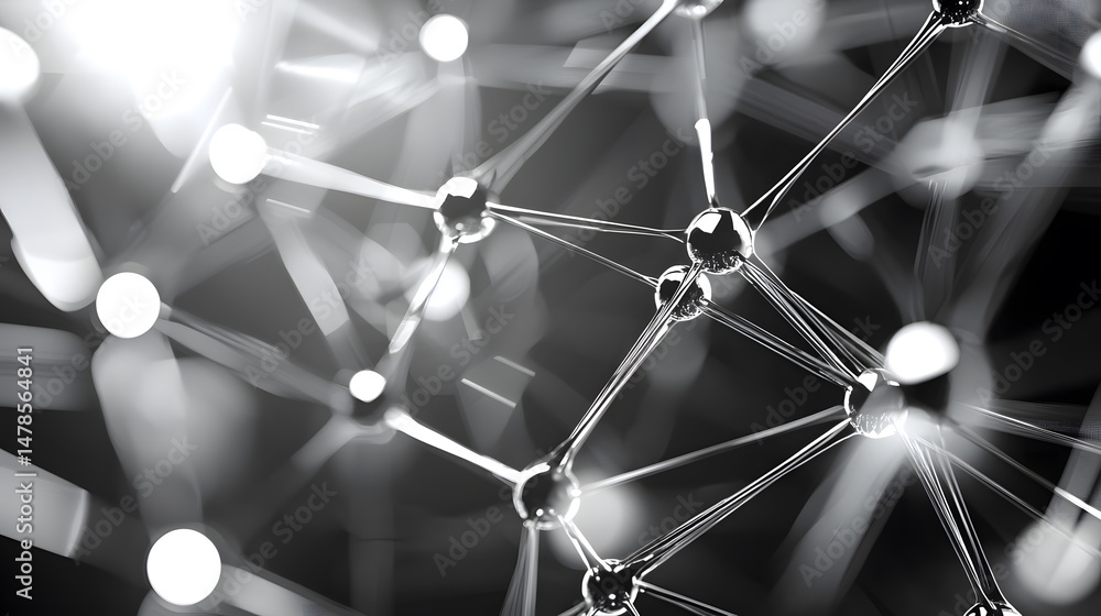 Poster visualizing ai neural networks abstract concepts digital realm infographic sleek environment futuris