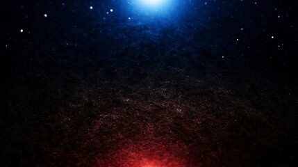 Dramatic Dark Blue Red Galaxy Overlay Texture Background