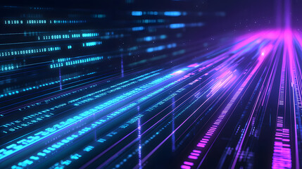 Visualizing data streams abstract binary code scene digital realm graphic design futuristic environment conceptual art