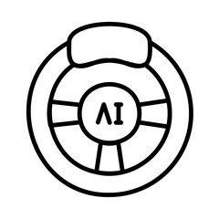 Self Driving Control Wheel with AI Center