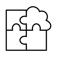 Connected Puzzle Mind with Brain Element