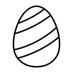 Egg with Double Diagonal Slashes