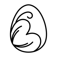 Egg Adorned with Butterfly Side View