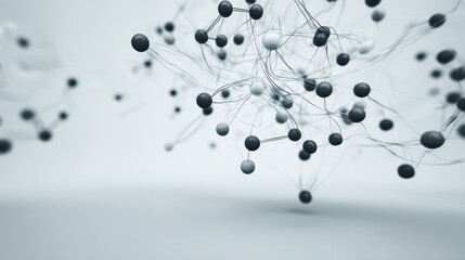 Abstract Network Connection  Digital Dots  Lines  Plexus