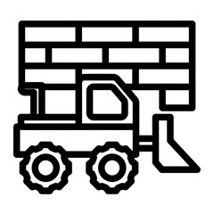 crane Line Icon