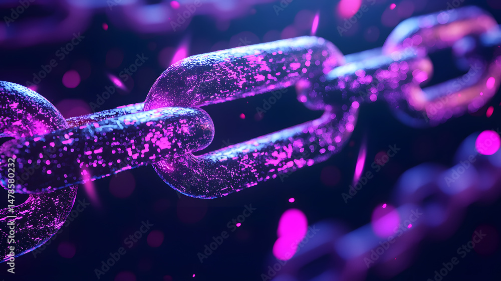 Poster illuminating blockchain innovation digital realm visual art cyber environment abstract viewpoint min