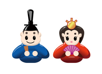 ひな祭りベクターイラスト