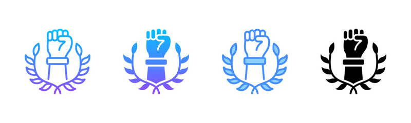 Human Rights Multi Style Icon Set