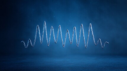 Abstract Financial Graph  Data Wave  Technology Background  Stock Market Trend