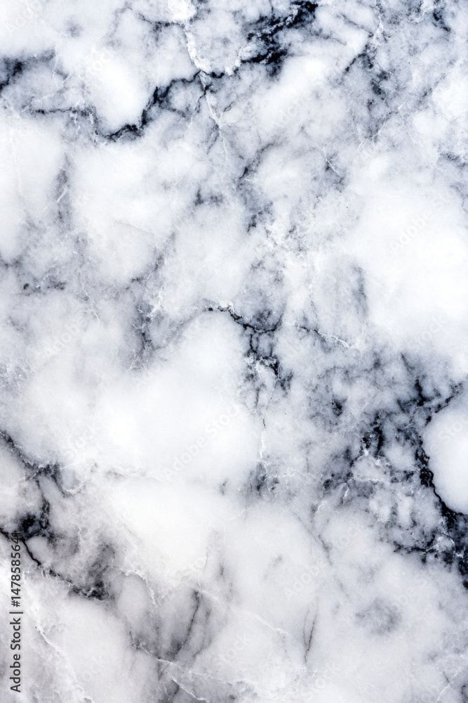 Poster white marble texture close up shot for background use with natural stone veins and patterns in a hig