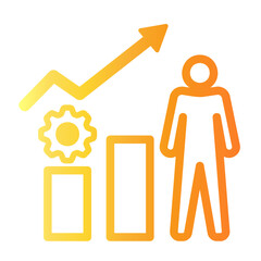 efficiency Line Gradient Icon