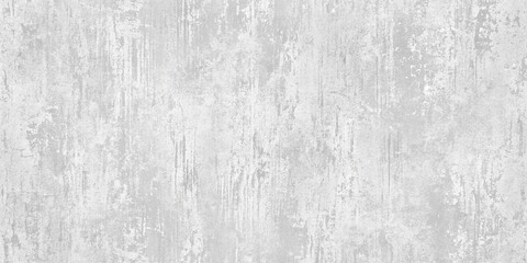 Obraz premium Vertical streaked white-gray grunge wall texture with peeling paint look, excellent for grungy design effects or creative vintage layouts