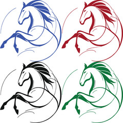 An abstract black ink blot featuring organic shapes, curved lines, and dynamic flowing forms, creating a visually intriguing design element