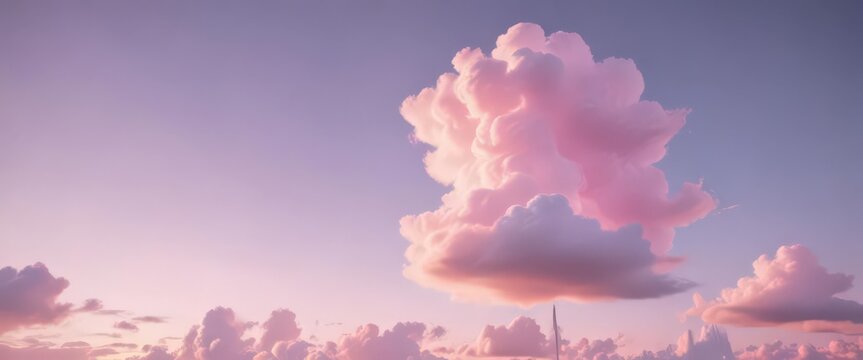 Dreamy pastel cotton candy sky gradient, soft focus ,  gradient,  image