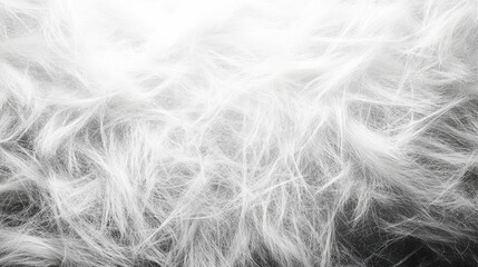Obraz premium white wild fur texture. Abstract background and texture for design
