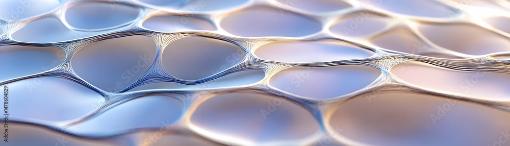 Poster abstract digital design with soft color gradients.