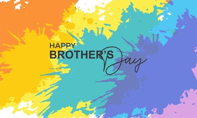 National Brotherhood Day, post, National Brotherhood Day calligraphy, Social Media Poster, Kids, Brothers, ,
