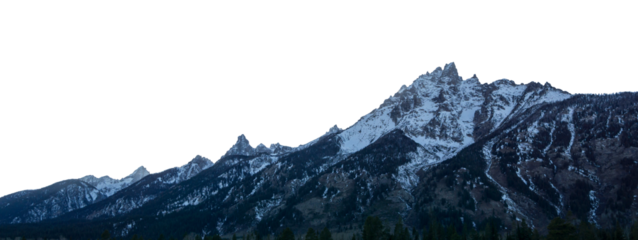 Snowy Mountain Hills Transparent Image